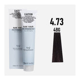 NAK Permanent Colour - Medium Brown Brunette Gold N4.73 100ml