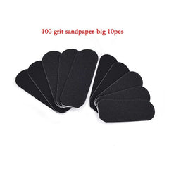 10PCS X Disposable Replacement Emery Pads for BSS Pedicure Paddle Coarse Grid