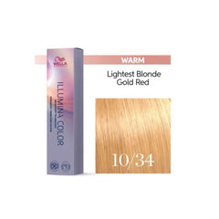Wella Illumina Color 10/34 Lightest Blonde-Gold Red 60ml