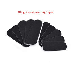 10PCS X Disposable Replacement Emery Pads for BSS Pedicure Paddle Fine Grid