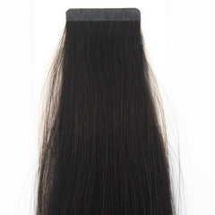 22" Tape Hair Extensions 100% Human Hair #1B