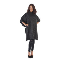 Salon Smart Baroque Black Cutting Cape