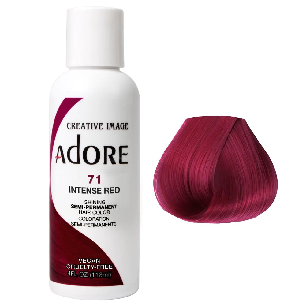 Adore Semi Permanent Color -  Intense Red 71 118ml