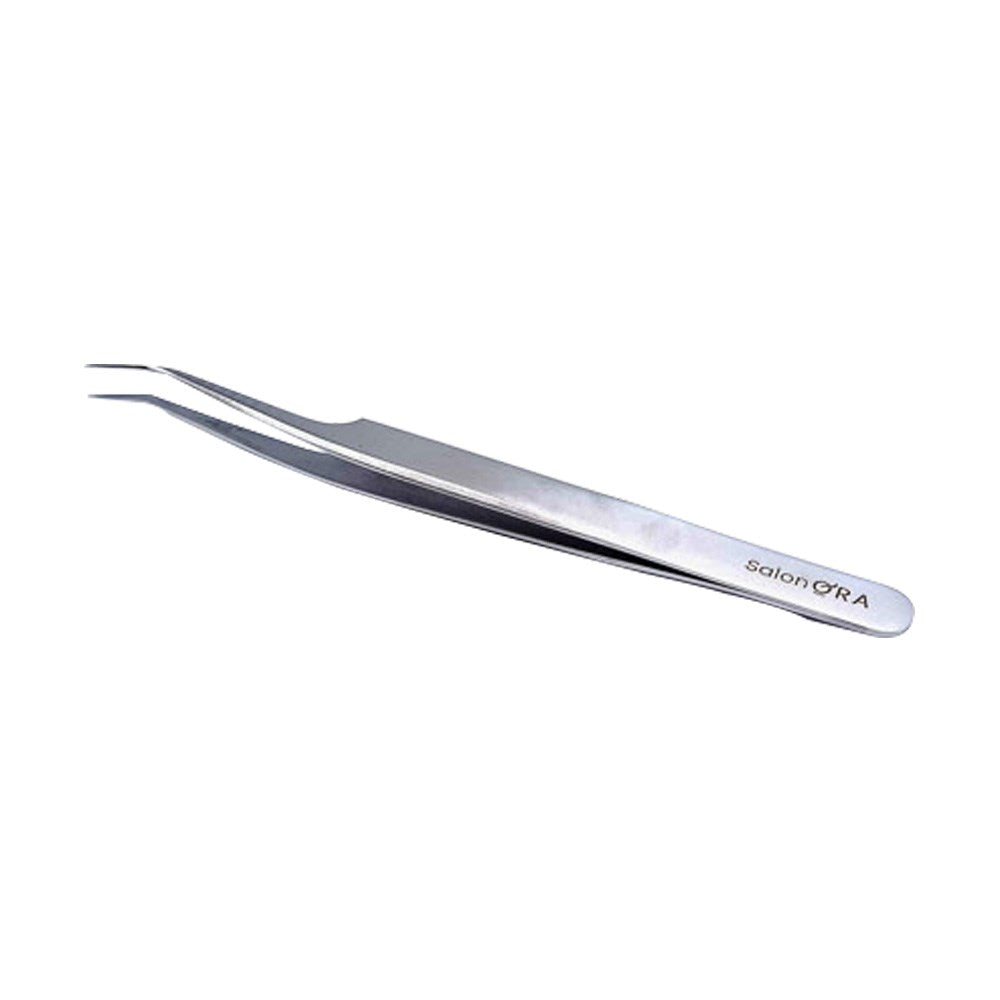 Salon Ora Stainless Tweezer - Angled Point