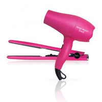 Silver Bullet Luxe Travel Set Dryer 2200W & Straightener - Pink