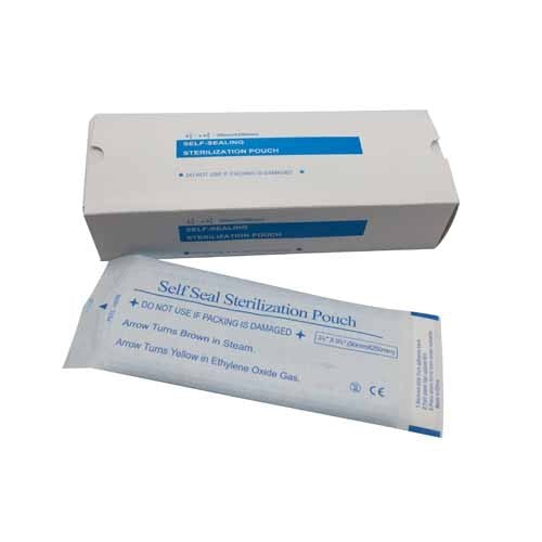 BSS Sterilisation Pouch Large 90mm X 250 mm