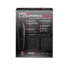 BaBylissPRO Lo-PROFX High Performance Low Profile Clipper-Black