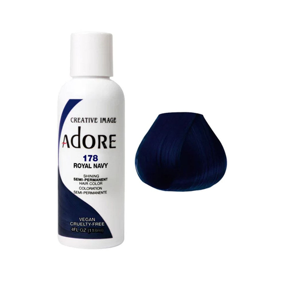 Adore Semi Permanent Color -  Royal Navy 178 118ml
