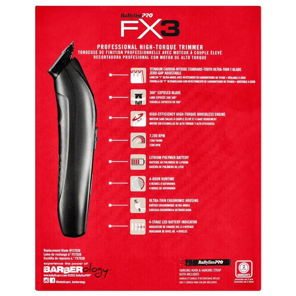 BaBylissPRO FX3 Hair Trimmer
