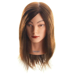 Hi Lift Mannequin Head Cortney- Medium Brown (35-40 Cm)