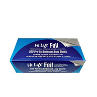 Hi Lift Foil 500 Pre Cut Folded Sheets - Long - 18 Micron Silver