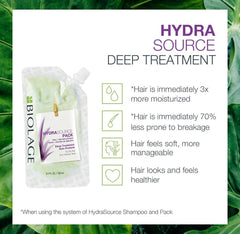 Matrix Biolage Hydra Source Deep Treatment Pack Hair Mask for Dry Hair 100ml