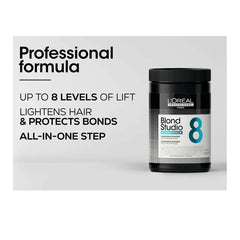 L'oreal Professionnel Blond Studio 8 With Bonder Inside 500gm