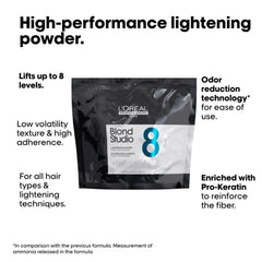 L'Oreal Professionnel Blond Studio 8 500gm Pouch