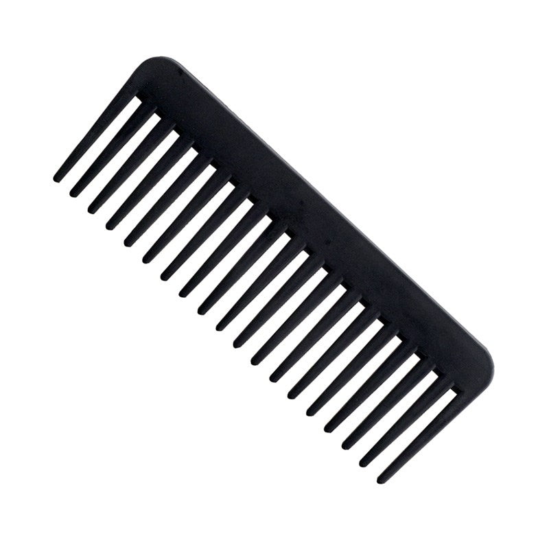 SalonOra Premium Wide Tooth Carbon Fiber Comb- Black