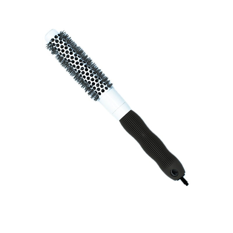 SalonOra Xsmall White ceramic Nylon Round Brush 19mm