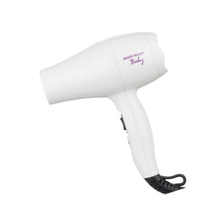 Silver Bullet Baby Travel Hair Dryer White