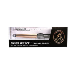 Silver Bullet Fastlane Titanium Rose Gold Regular Conical Curling Iron
