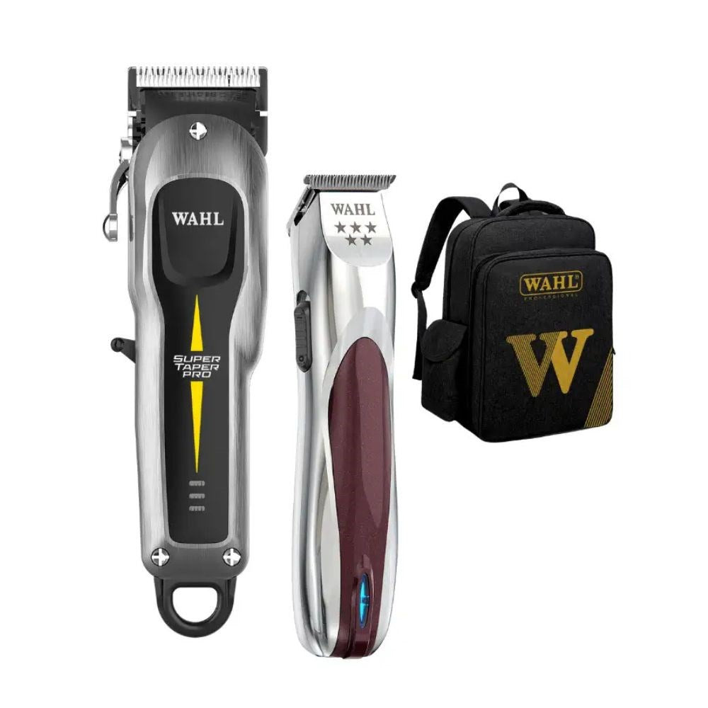 Wahl Super Taper Pro, A-lign Trimmer and Backpack Combo