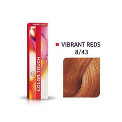 Wella Color Touch 8/43 60ml Light Blonde Red Gold