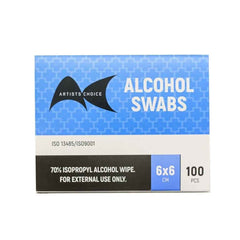 Artist Choice Alcohol Wipes ( 6x6) 100 packs