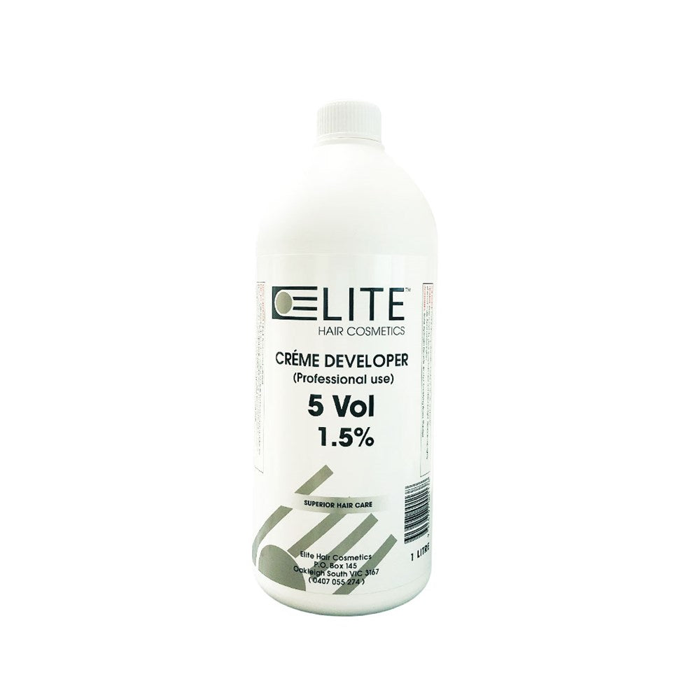 Elite 5 Vol Creme Developer 1 Ltr