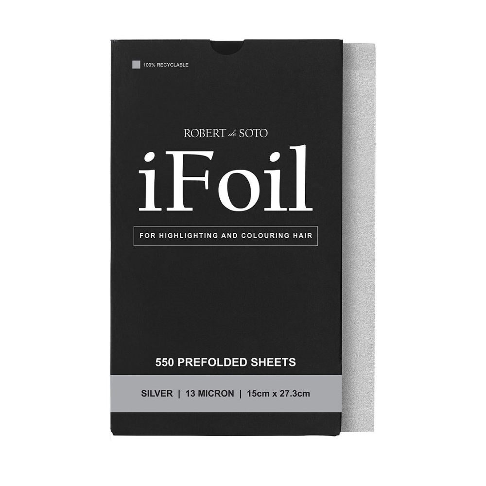 iFoil Pre Folded 13 Micron Wide Silver 15cm x 27.3cm