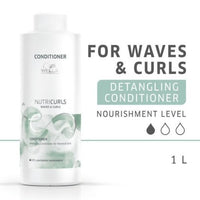 Wella Nutricurls Detangling Conditioner For Waves & Curls 1000ml