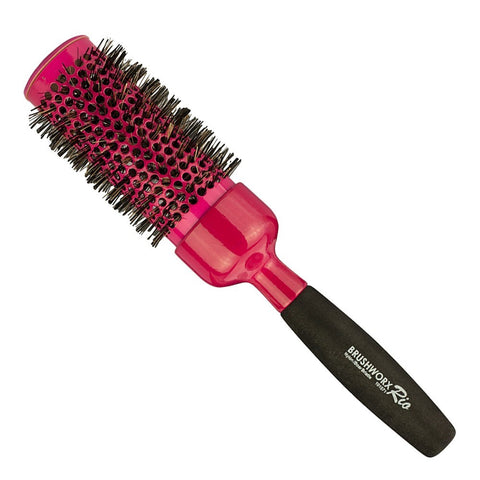 Brushworx Rio Pink X-Large Ceramic Hot Tube Hair Brush
