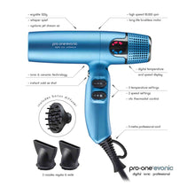 Pro One Evonic Hairdryer- Blue
