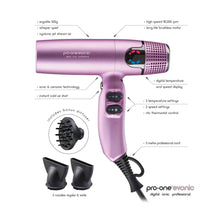 Pro One Evonic Hairdryer- Pink