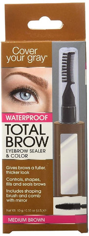 Total Brown Eyebrow Sealer & Color Medium Brown 10G