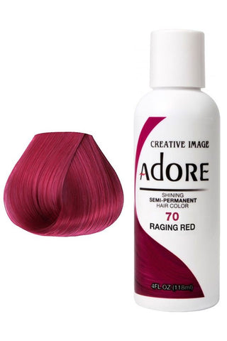 Adore Semi Permanent Color -  Raging Red 70 118ml