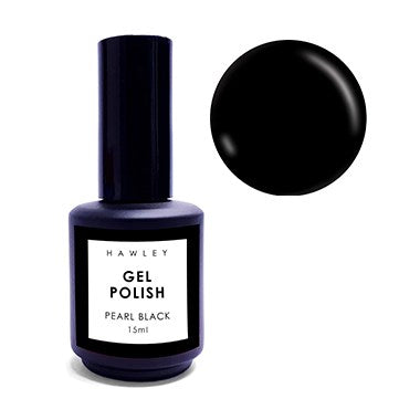Hawley Gel Polish- Pearl Black 15ml