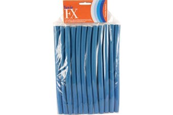 Hair Fx Flexible Rods Long Blue