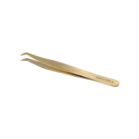 Salon Ora Gold Stainless  Tweezer - Long Foot