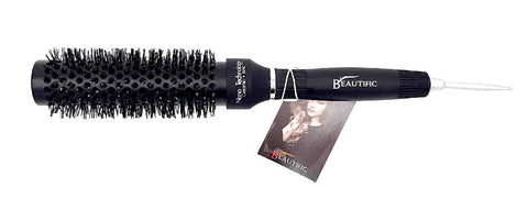 Beautific Hot Tube Hair Brush 35mm Long Black