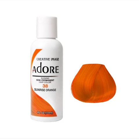 Adore Semi Permanent Color -  Sunrise Orange 38 118ml