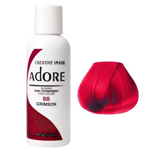 Adore Semi Permanent Hair Color- Crimson- 68 118ml