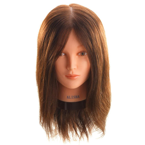 Hi Lift Mannequin Head Alisha- Medium Brown (40-45 Cm)