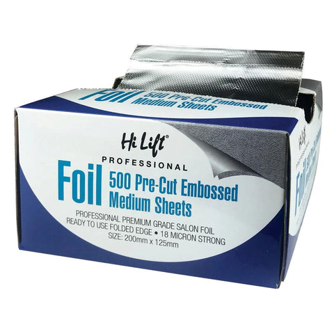 Hi Lift Pop-Up Foil 500 Pre Cut Folded Sheets Medium 18 Micron Silver