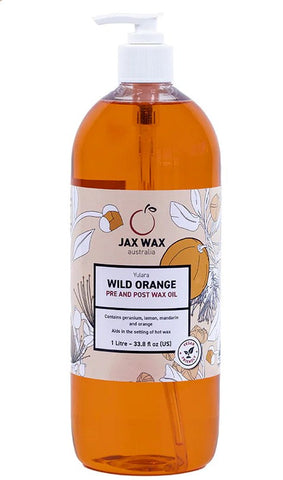 Jax Wax Yulara Wild Orange Pre And Post Wax Oil 1L
