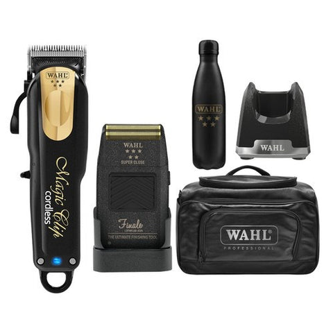 Wahl Black & Gold Magic Clipper  With Finale Combo Bag