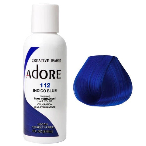 Adore Semi Permanent Color -  Indigo Blue 112 118ml